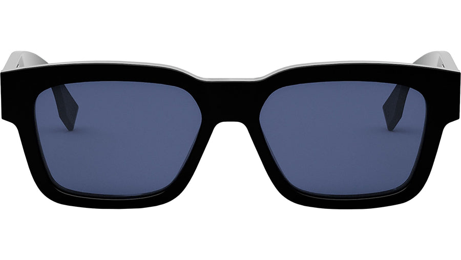 O'Lock Black Rectangular Sunglasses