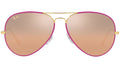 Aviator Full Color Legend RB3025JM 91963E Violet Silver Pink