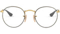 Round Metal Optics RB3447V gold on top black