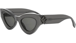 FF Diamonds Grey Cat Eye Sunglasses