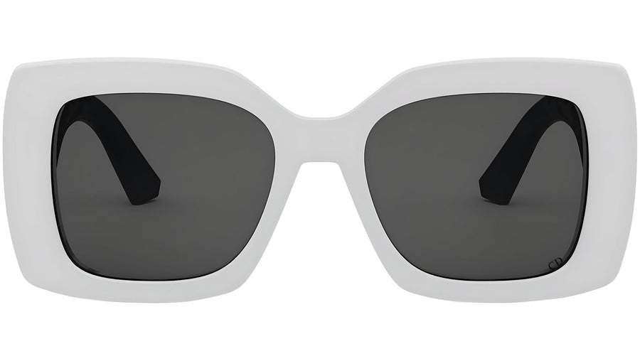 VeryDior S1I White Geometric Sunglasses