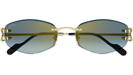 CT0467S 003 Gold Green