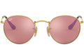 Round Flat Lenses RB3447N gold copper