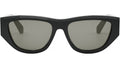 Monochroms Shiny Black Cat Eye Sunglasses