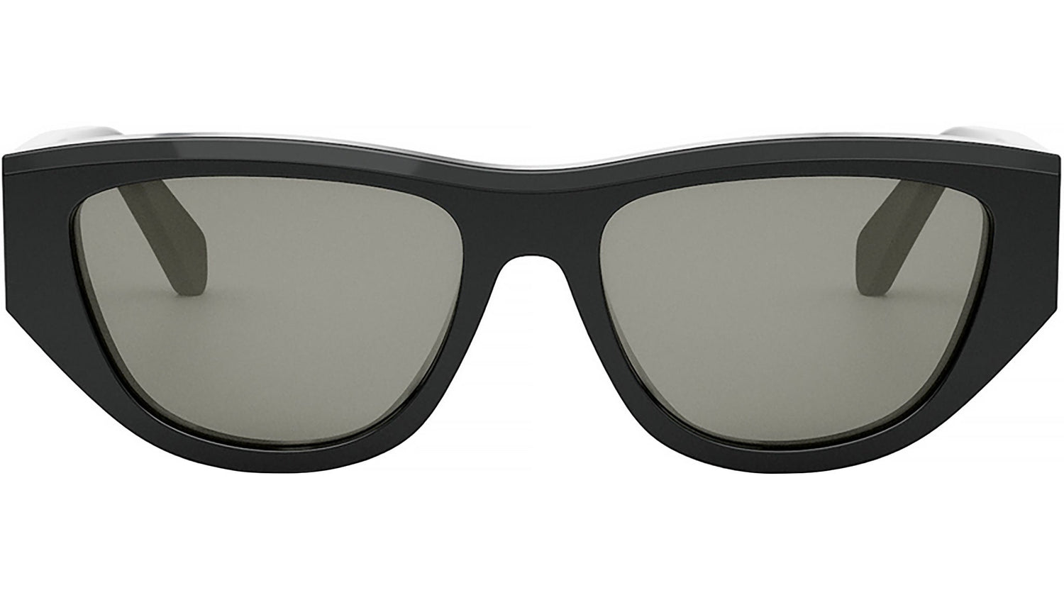 Monochroms Shiny Black Cat Eye Sunglasses
