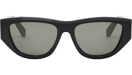 Monochroms Shiny Black Cat Eye Sunglasses
