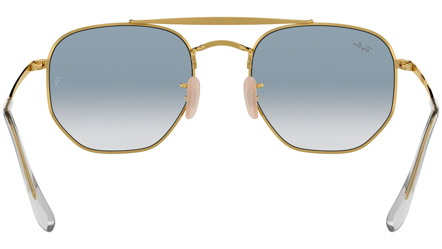 The Marshal RB3648 gold clear gradient blue