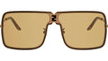 Fendiness Brown Mask Sunglasses