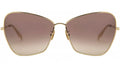 CELINE Gold Butterfly Sunglasses