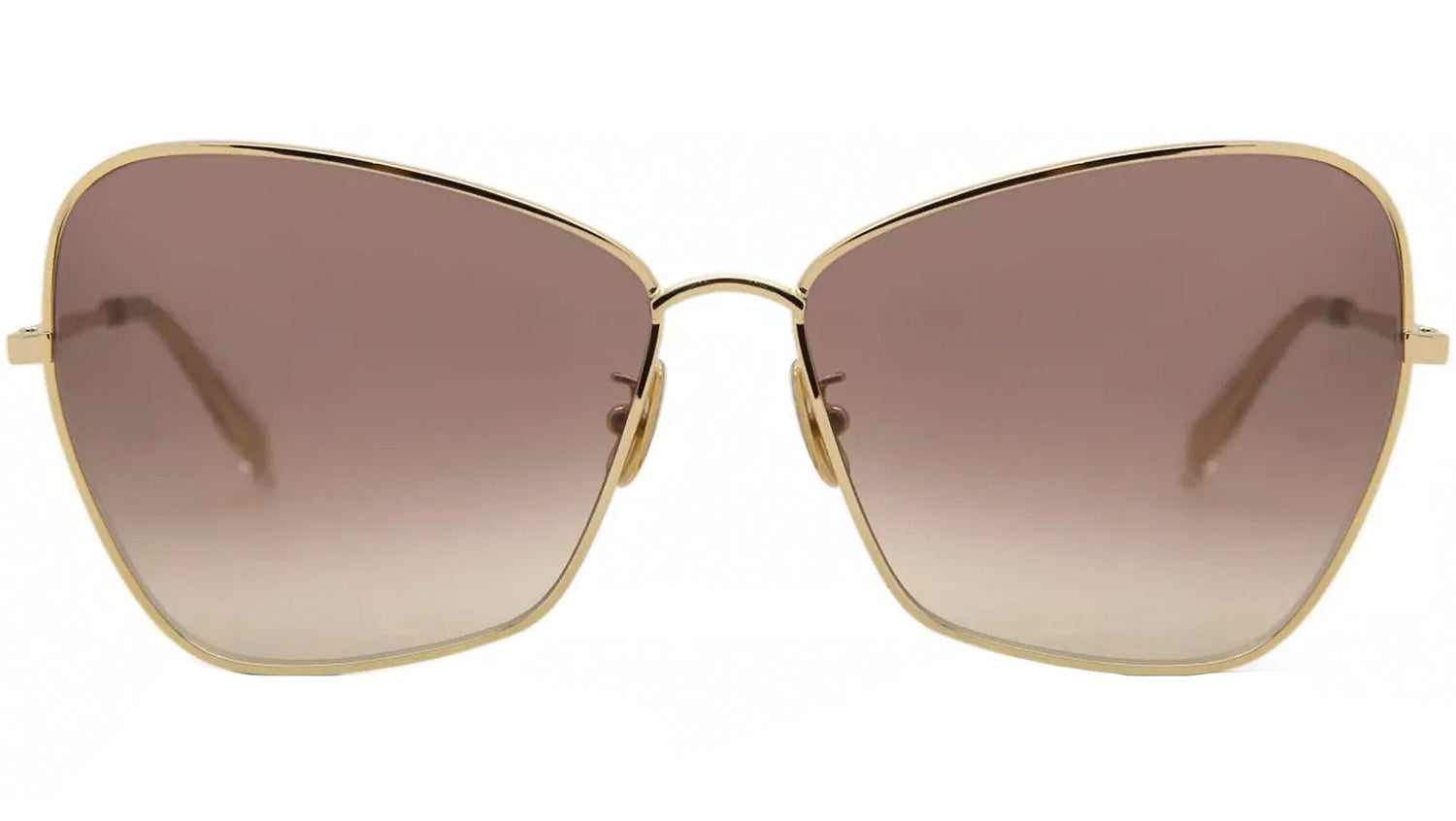 CELINE Gold Butterfly Sunglasses
