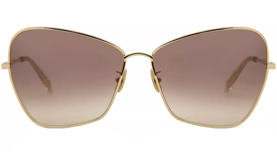 CELINE Gold Butterfly Sunglasses