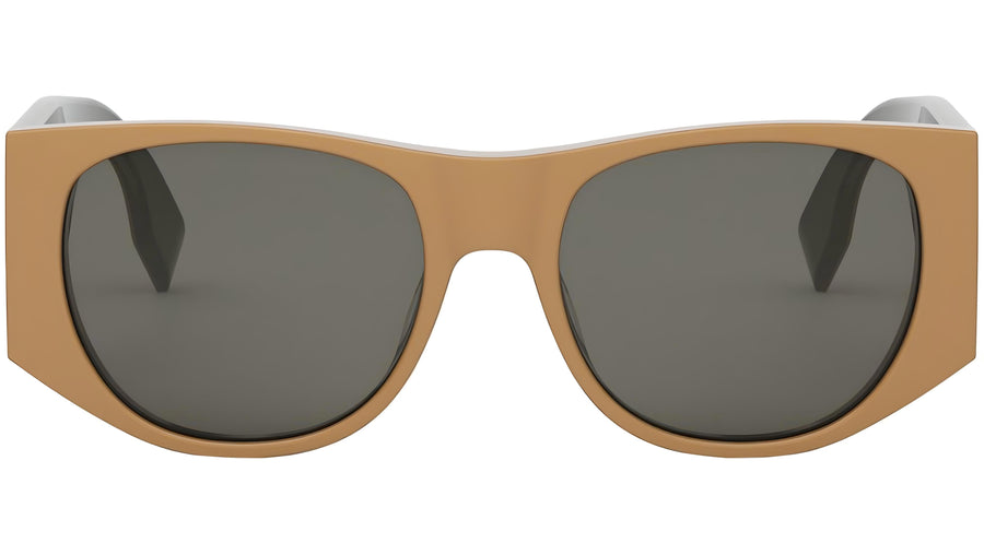 Baguette Pink Oval Sunglasses