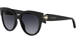 Serpenti Forever Black Round Sunglasses