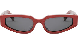 Triomphe Red Geometric Sunglasses