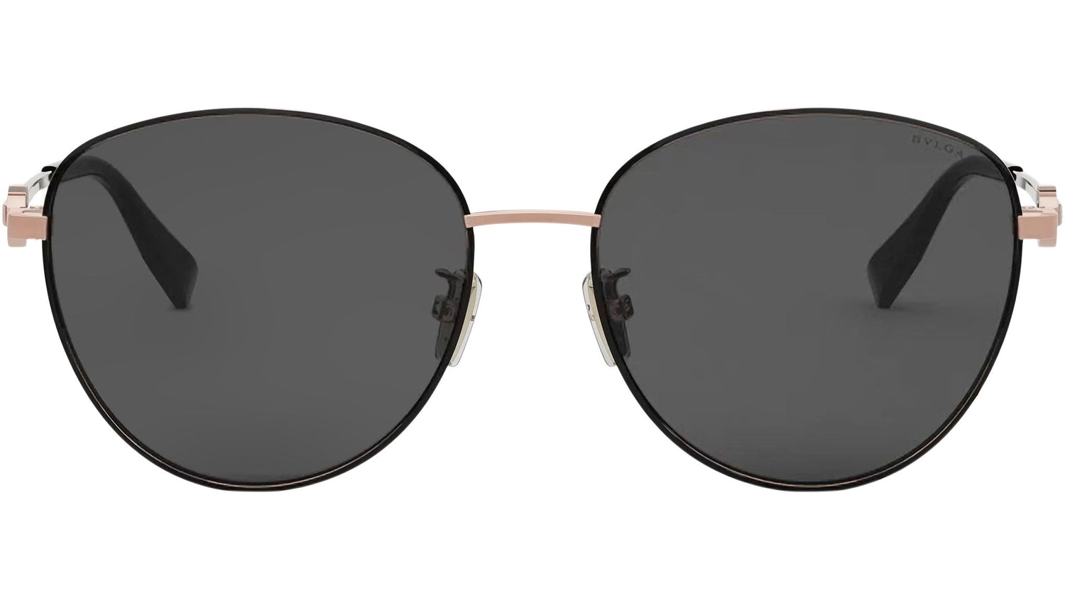 Bvlgari Bvlgari Rose Gold Round Sunglasses
