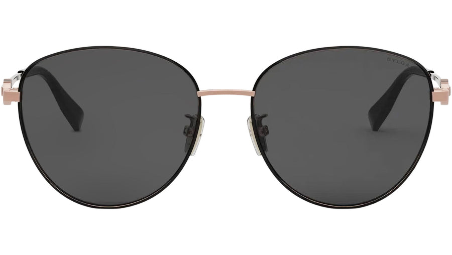 Bvlgari Bvlgari Rose Gold Round Sunglasses