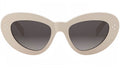 CELINE 3 Dots White Cat Eye Sunglasses