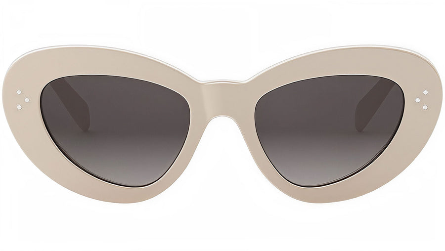 CELINE 3 Dots White Cat Eye Sunglasses