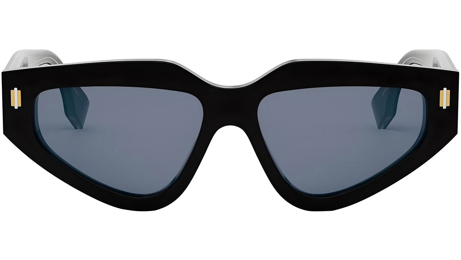 Fendi Roma Black Geometric Sunglasses