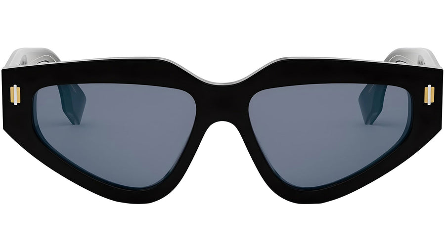 Fendi Roma Black Geometric Sunglasses