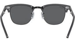 Clubmaster Folding RB2176 1367B1 grey on black