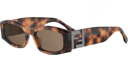 Forever Fendi Brown Geometric Sunglasses