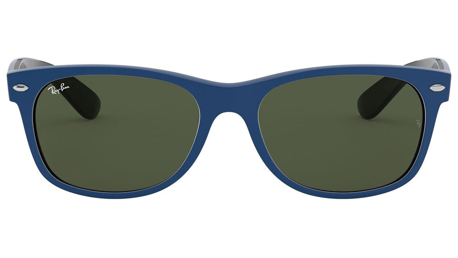 New Wayfarer Color Mix RB2132 rubber blue on black