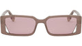 Fendi Way Brown Rectangular Sunglasses