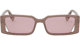 Fendi Way Brown Rectangular Sunglasses