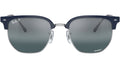 New Clubmaster RB4416 6656G6 blue on silver