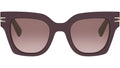 B.Zero1 Bordeaux Geometric Sunglasses