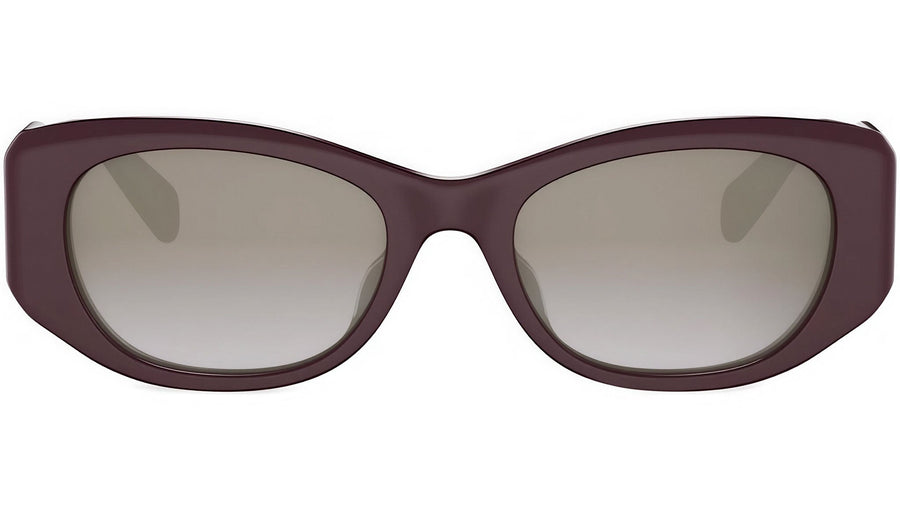 CELINE 3 Dots Brown Rectangular Sunglasses