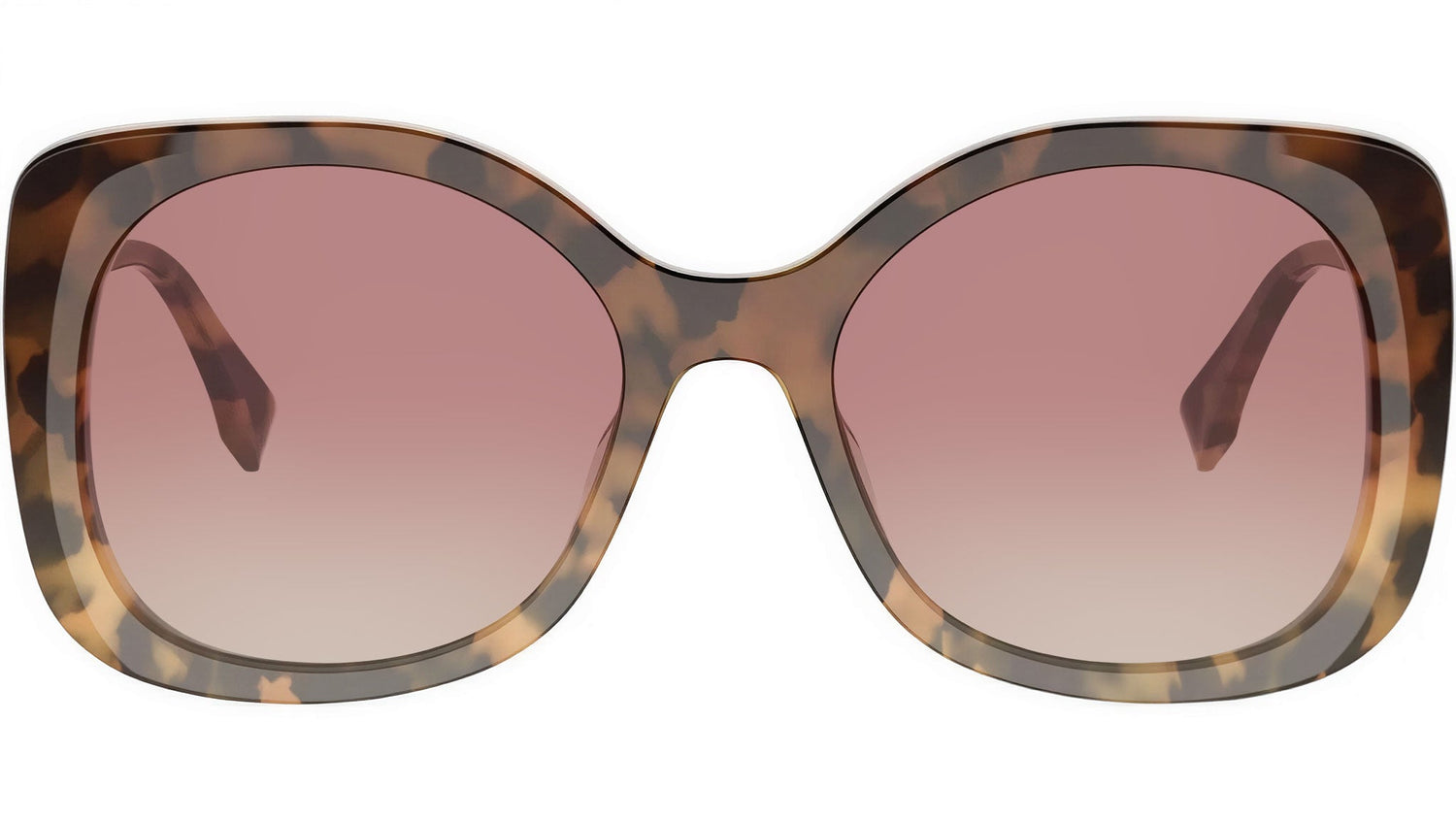 Fendigraphy Brown Butterfly Sunglasses