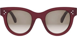 CELINE 3 Dots Red Round Sunglasses
