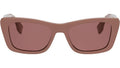 Lettering Pink Geometric Sunglasses