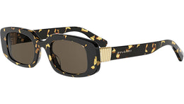 Tubogas Spotted Havana Rectangular Sunglasses