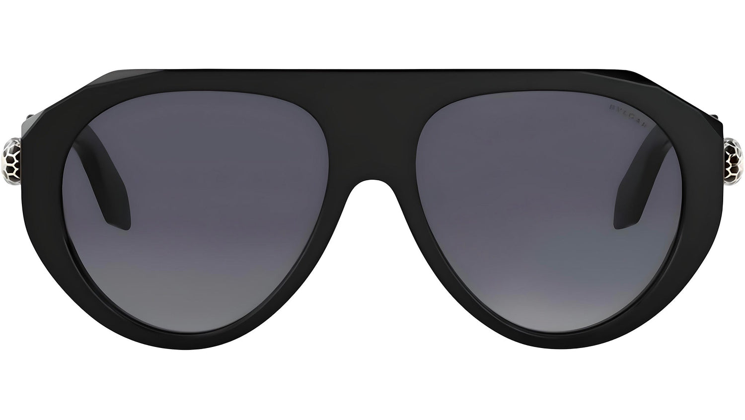 Serpenti Forever Black Pilot Sunglasses