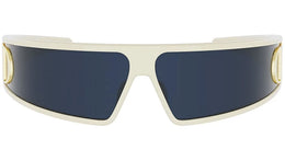 VeryDior M1U White Shield Sunglasses