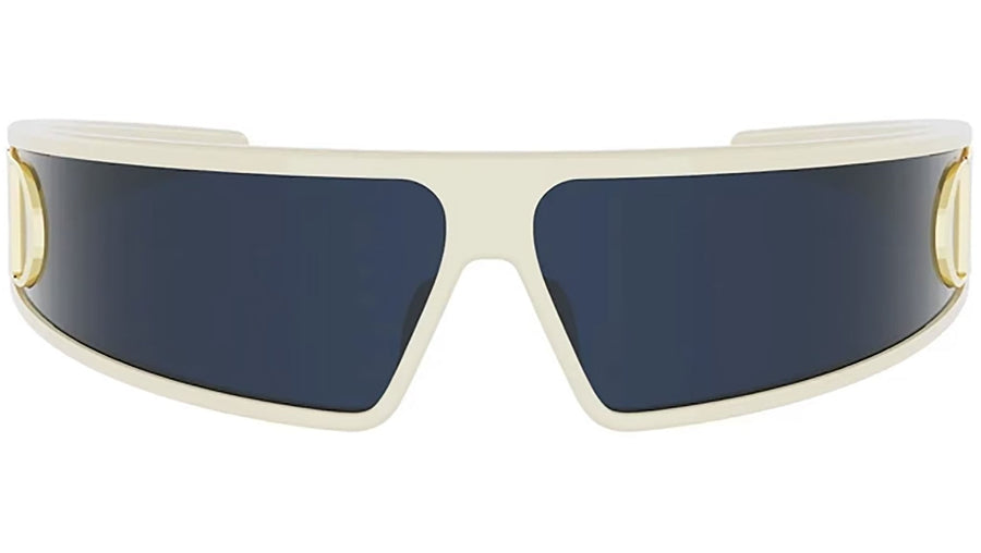 VeryDior M1U White Shield Sunglasses