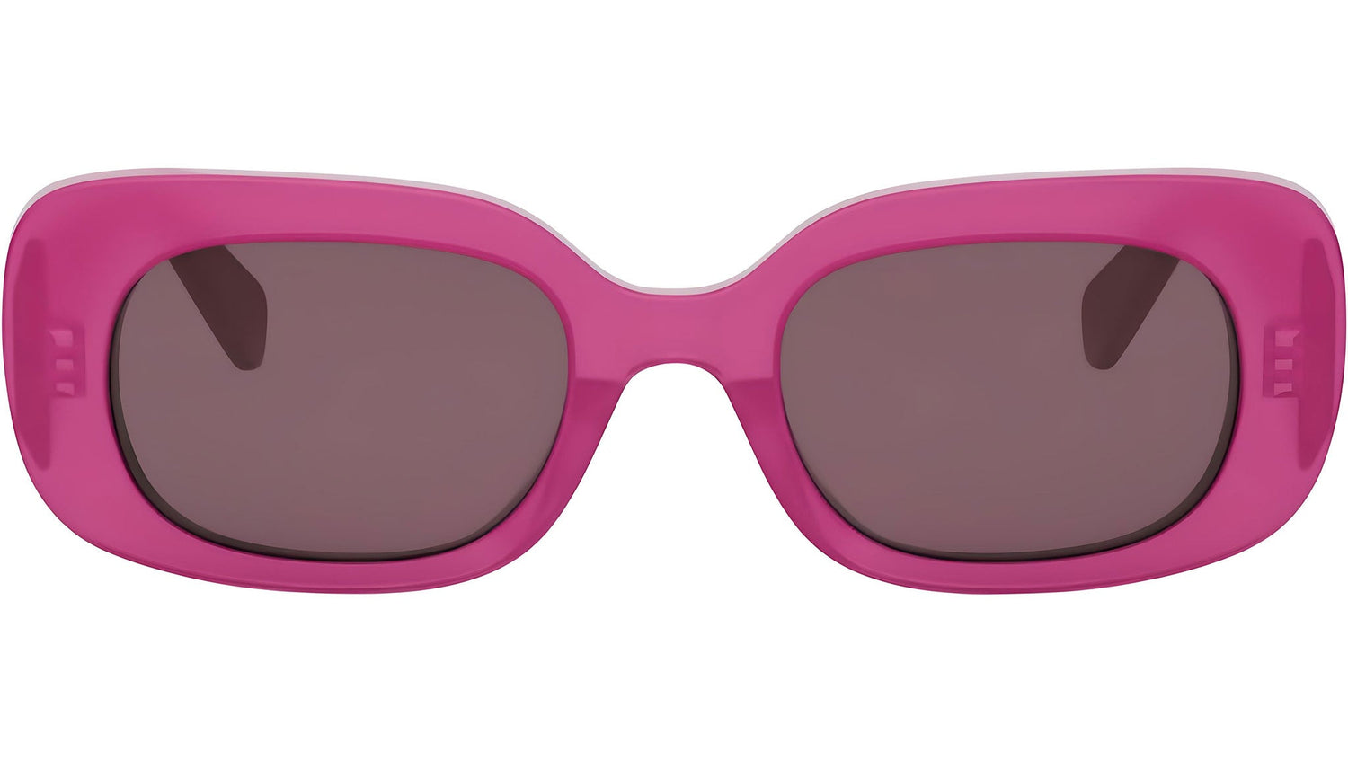CELINE 3 Dots Rose Rectangular Sunglasses