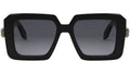 Serpenti Black Geometric Sunglasses