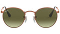 Round Metal RB3447 bronze copper green