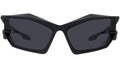 Giv Cut Black Geometric Sunglasses