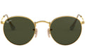 Round Metal RB3447 polished gold