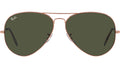 Aviator RB3025 920231 Rose Gold Green