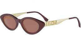 Fendigraphy Bordeaux Cat Eye Sunglasses