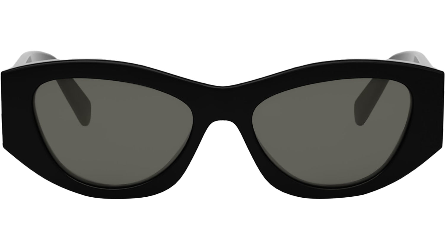Triomphe Black Geometric Sunglasses
