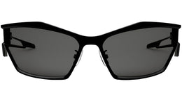 Giv Cut Black Geometric Sunglasses
