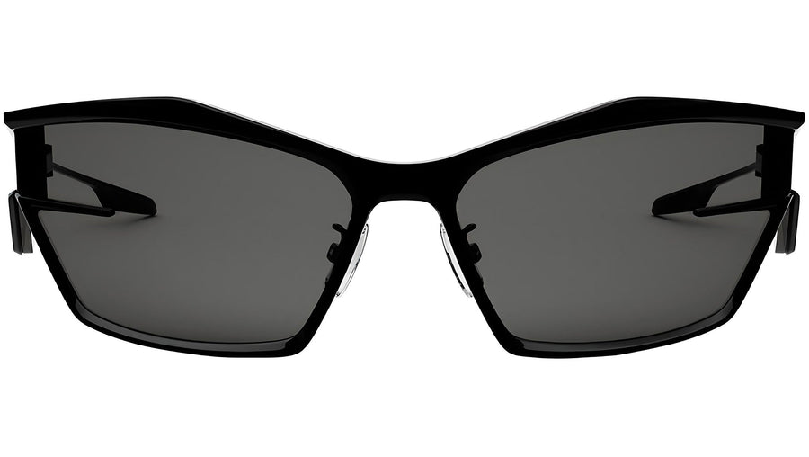 Giv Cut Black Geometric Sunglasses