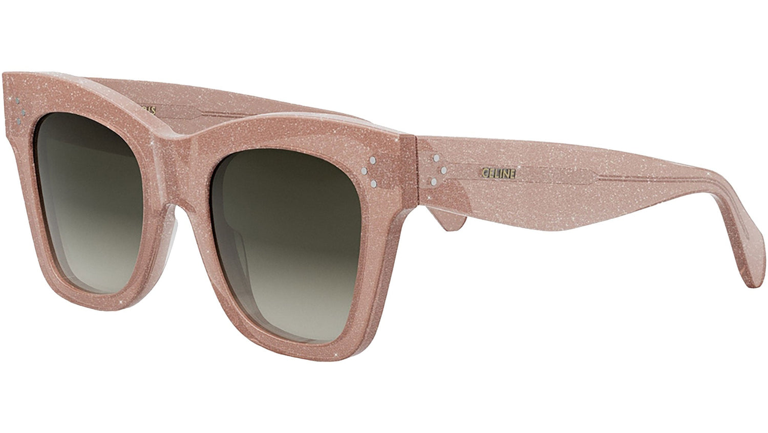CELINE 3 Dots Pink Cat Eye Sunglasses